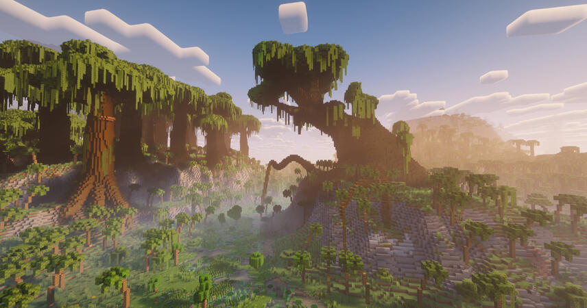 The promotional image released for the dendro region.