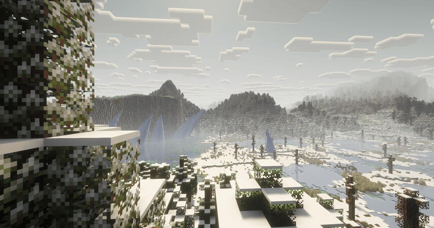 The promotional image released for the ice region.